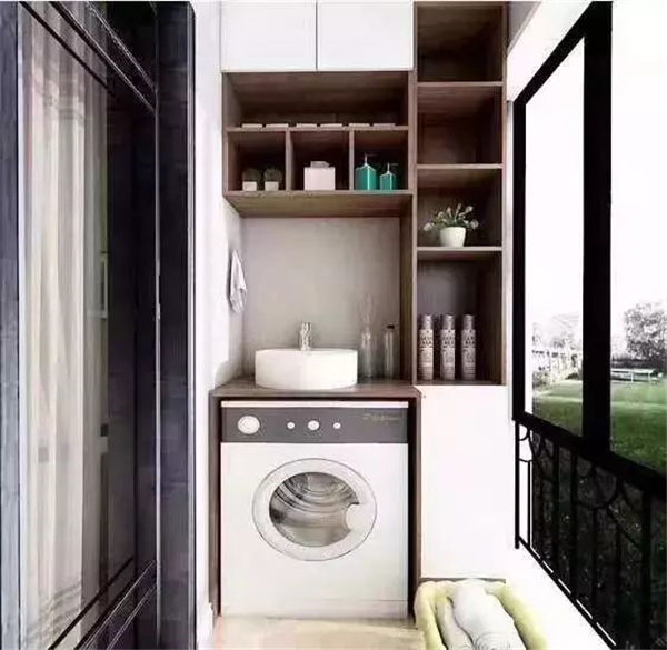 陽臺(tái)洗衣搭檔效果圖