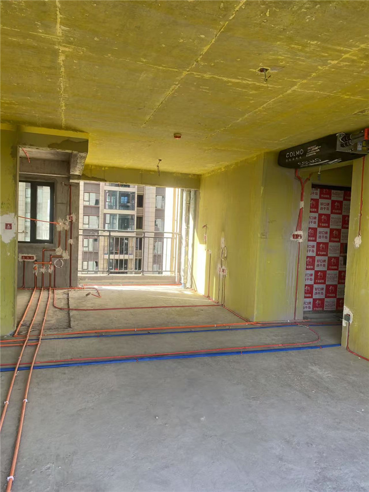 洛陽千島裝飾水電施工現場